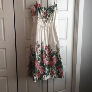 Hand painted designer dress